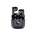 A18 wireless Bluetooth headset in-ear with digital display, PC ABS material, black colour
