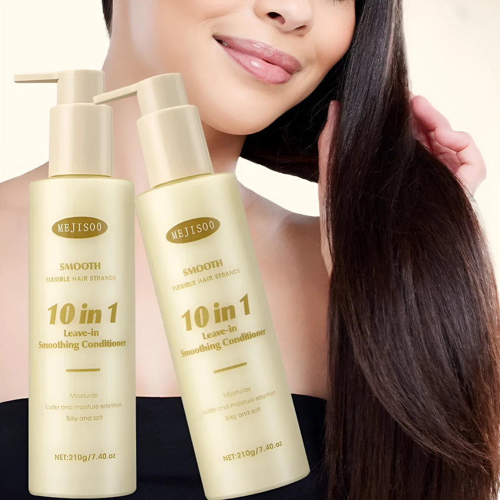 210g wash-free 10-in-1 hair conditioner bottle for ladies frizz control and hair loss reduction