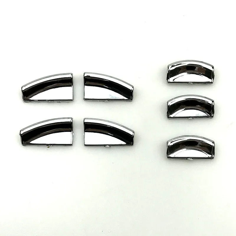 Black glitter window lift button decorative sticker for car interior customisation