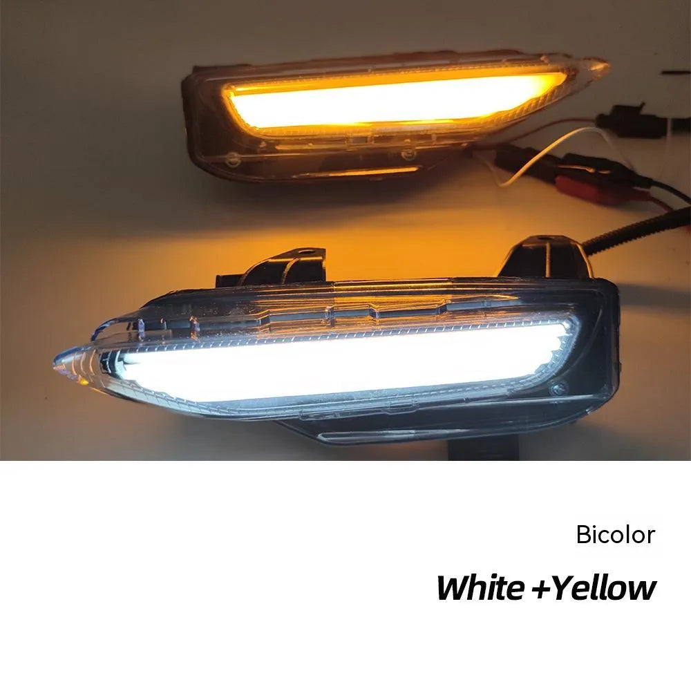 Infiniti Q50 Q70 front bumper LED daytime running light and turn signal assembly