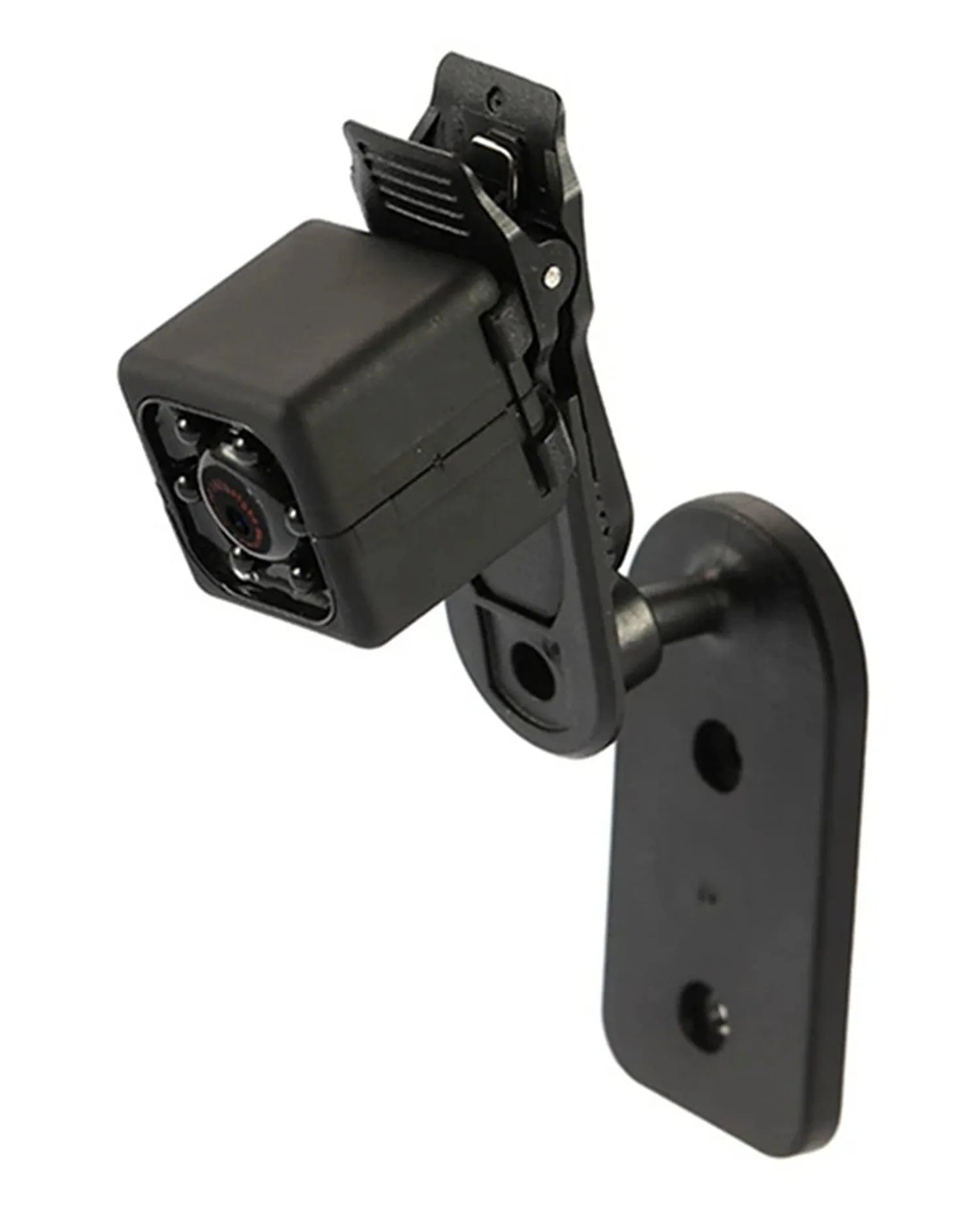 Black mini dashcam with USB cable for 1080P recording and infrared night vision