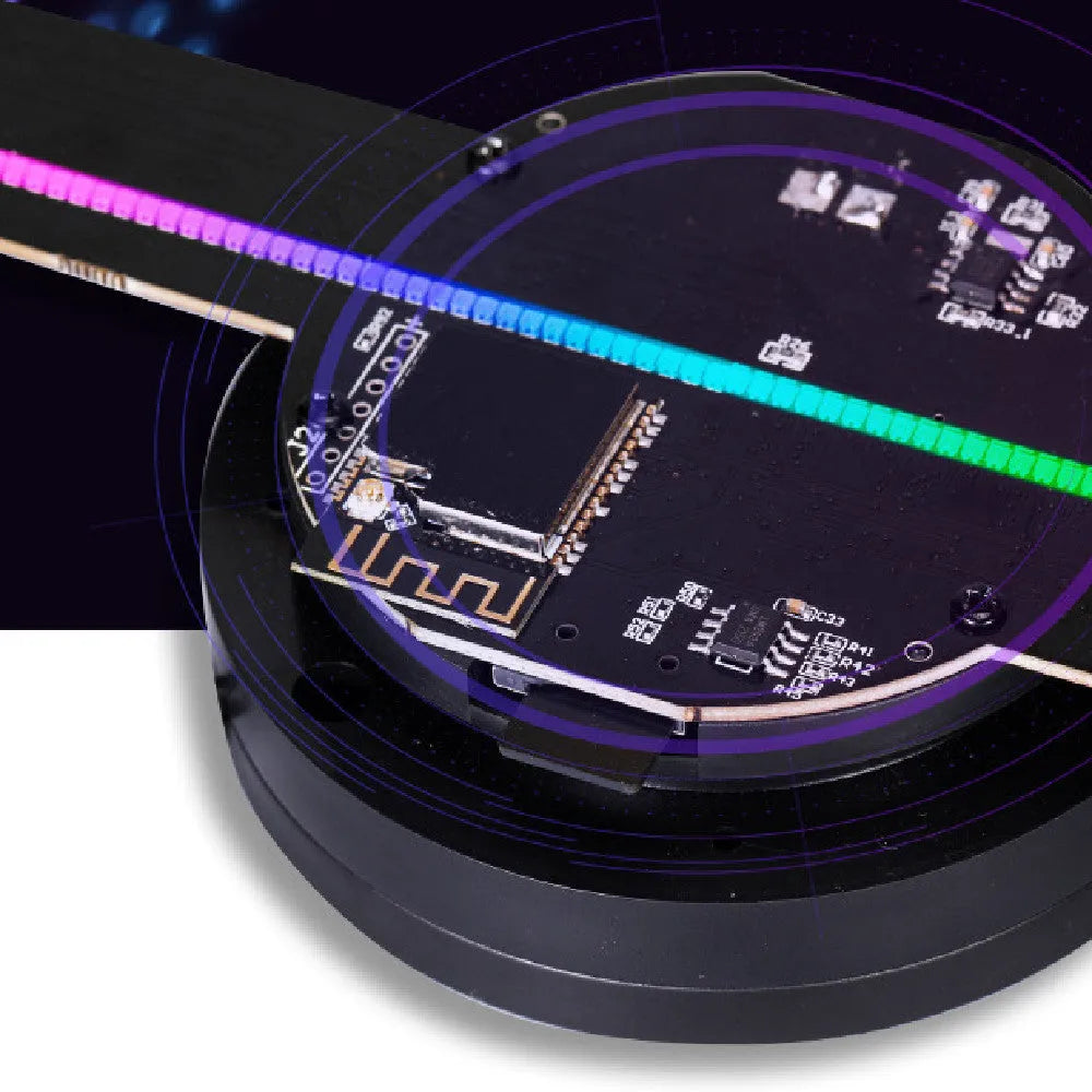 Naked eye 3D holographic advertising machine fan screen with 42cm display for commercial use