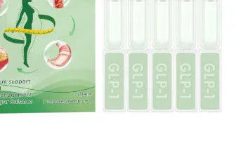 Boxed abdomen slimming care drops set with five pieces for lifting and firming treatments