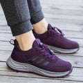 Breathable mesh elastic slip-on shoes for men and women in various colours on a non-slip sole.