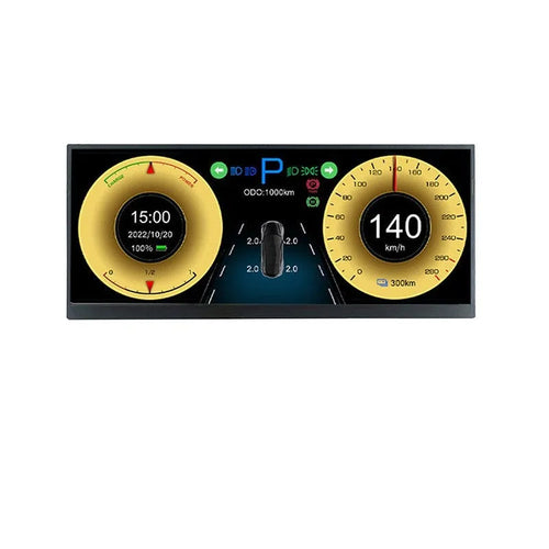 12.3 inch TFT LCD vehicle display screen with HD resolution for car dashboard installation