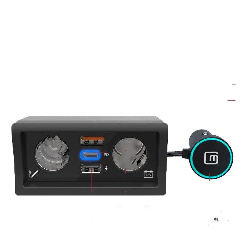 QC3.0 fast charge car charger for Lavida Polo Weiling vehicles with Android and Apple options