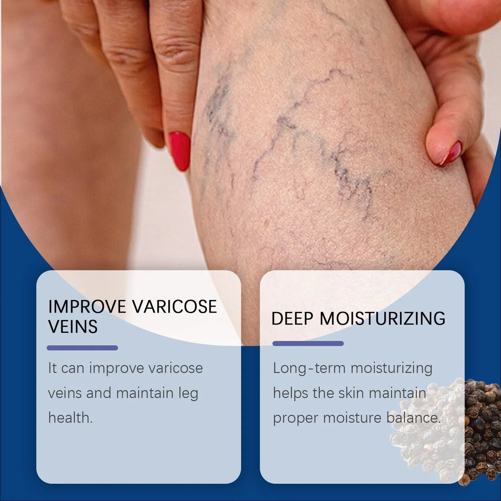 30ml leg care spray bottle with menthol, ginger and horse chestnut for daily massage