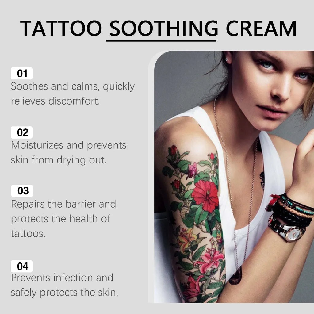 20g tattoo soothing neck cream tube for gentle cleaning and aftercare