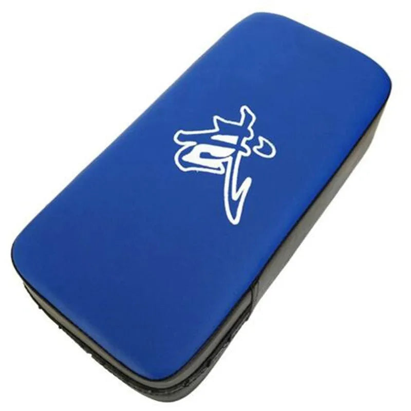 Blue vertical hanging Sanda square foot kicking bag for boxing training