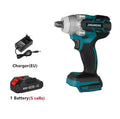 21V brushless electric impact wrench with lithium battery and 12.4mm chuck