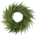 60cm plastic PE front door garland in American country style with multiple leaf density options