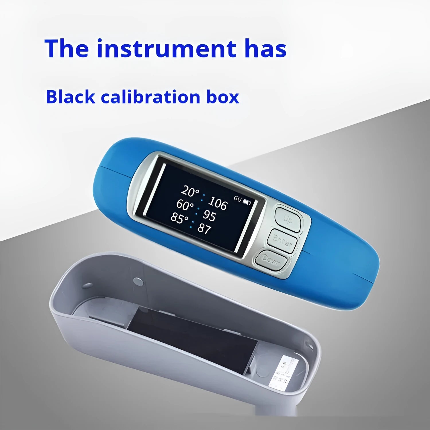 Ceramic and stone portable glossiness tester showing CS300, CS300S, and CS380 model variants.