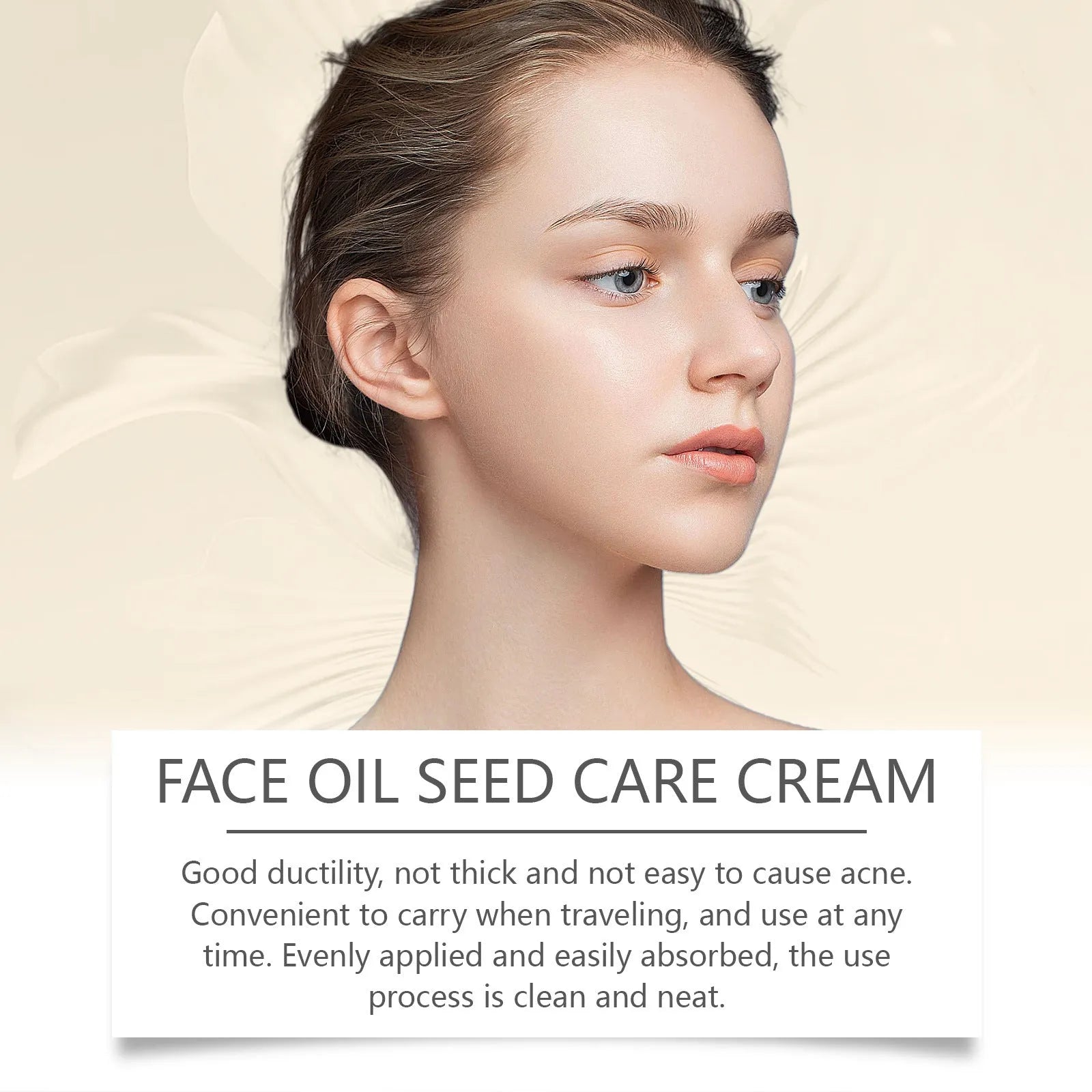 30g jar of facial and neck cream with hydrating formula containing bee venom and jojoba oil
