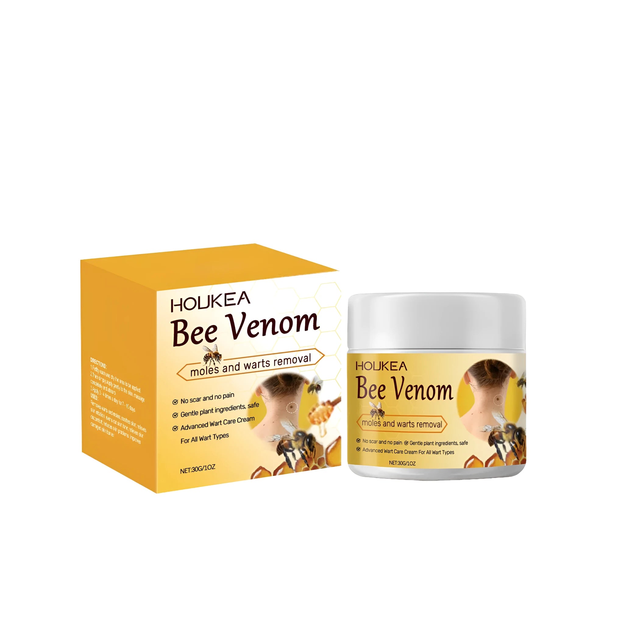 30g tube of multi effect skin repair cream with bee venom and mint leaves ingredients