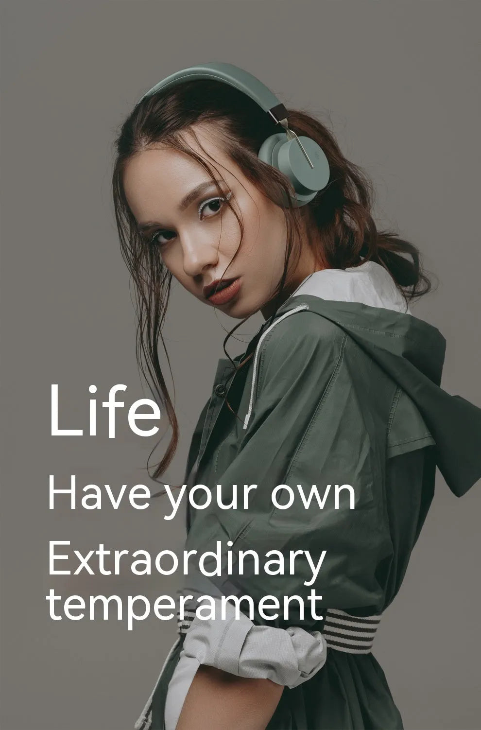 Simple solid colour headworn Bluetooth phone headset shown in one of five colour options.