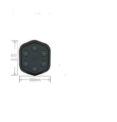 Smart black boxing machine with Bluetooth connection and included gloves