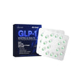 32 colourless PET burst bead capsules for appetite control on a white background.