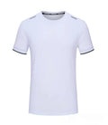 Ice silk quick-drying loose fit work t-shirt in a solid colour on a hanger.