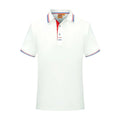 Men's cotton blend lapel polo shirt workwear uniform short sleeve regular fit side slit available in multiple colours