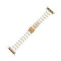 Colourful laser carved transparent resin watch strap with straight 22mm interface for Apple watches