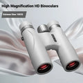 Wine red film imaging binoculars with 10x32 magnification in blue or grey colour options