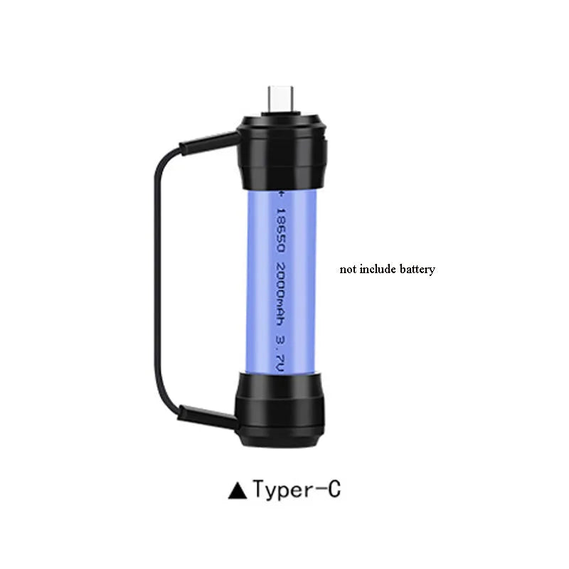 Mini portable keychain emergency charger for mobile phones with lithium battery