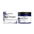 Container of brightening and firming moisturising mask powder with 100g content and ingredients including α-arbutin and collagen
