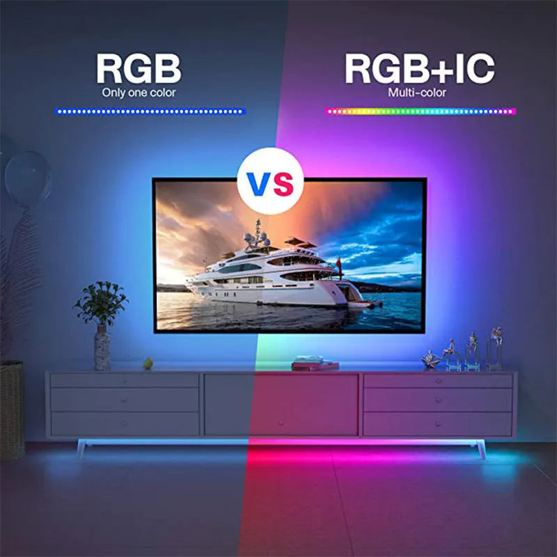 Magic Color Running Horse LED strip 30m 18 beads WS2812b 5050 Bluetooth remote control