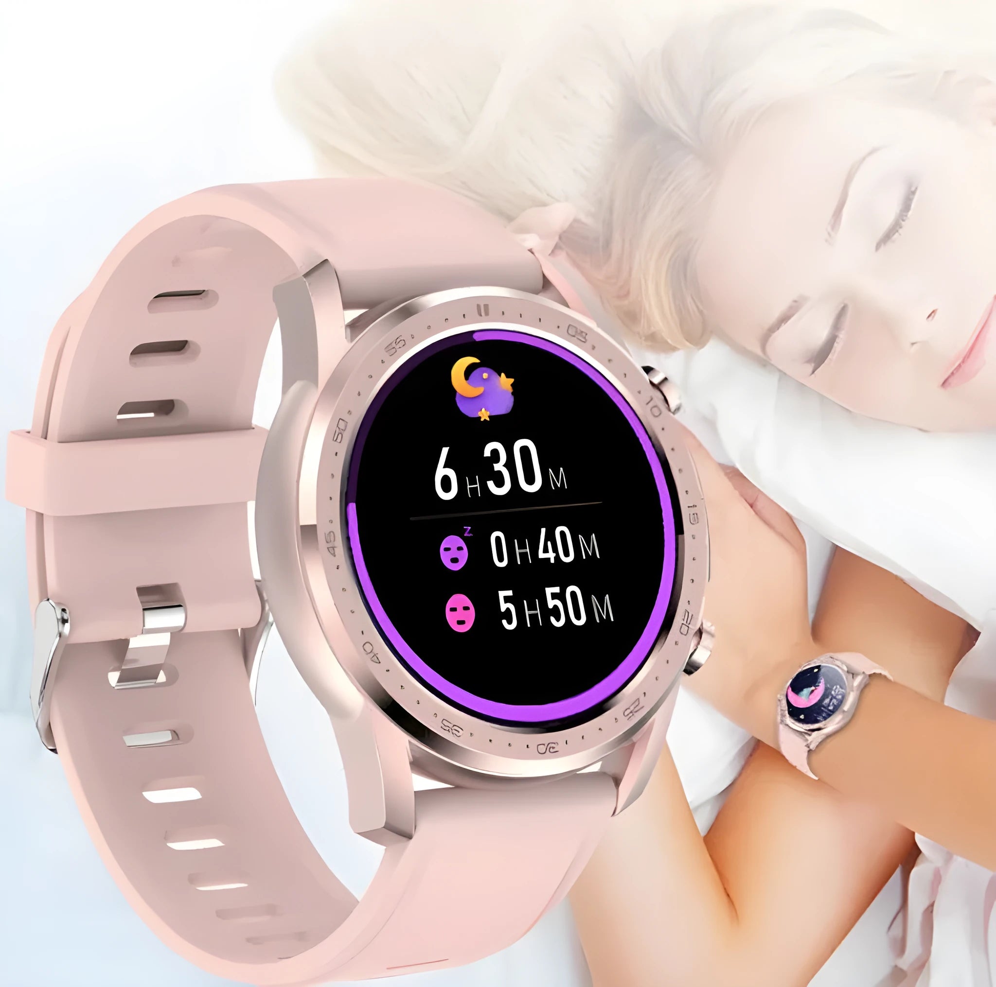 Youth2 Smart Bracelet in black or grey with a 1.3-inch screen on a wristband.