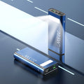 Alloy 22.5W super fast charging power bank with LCD display in choice of four colours
