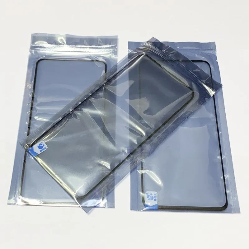 OnePlus 7 Pro replacement touch screen assembly showing glass panel and components