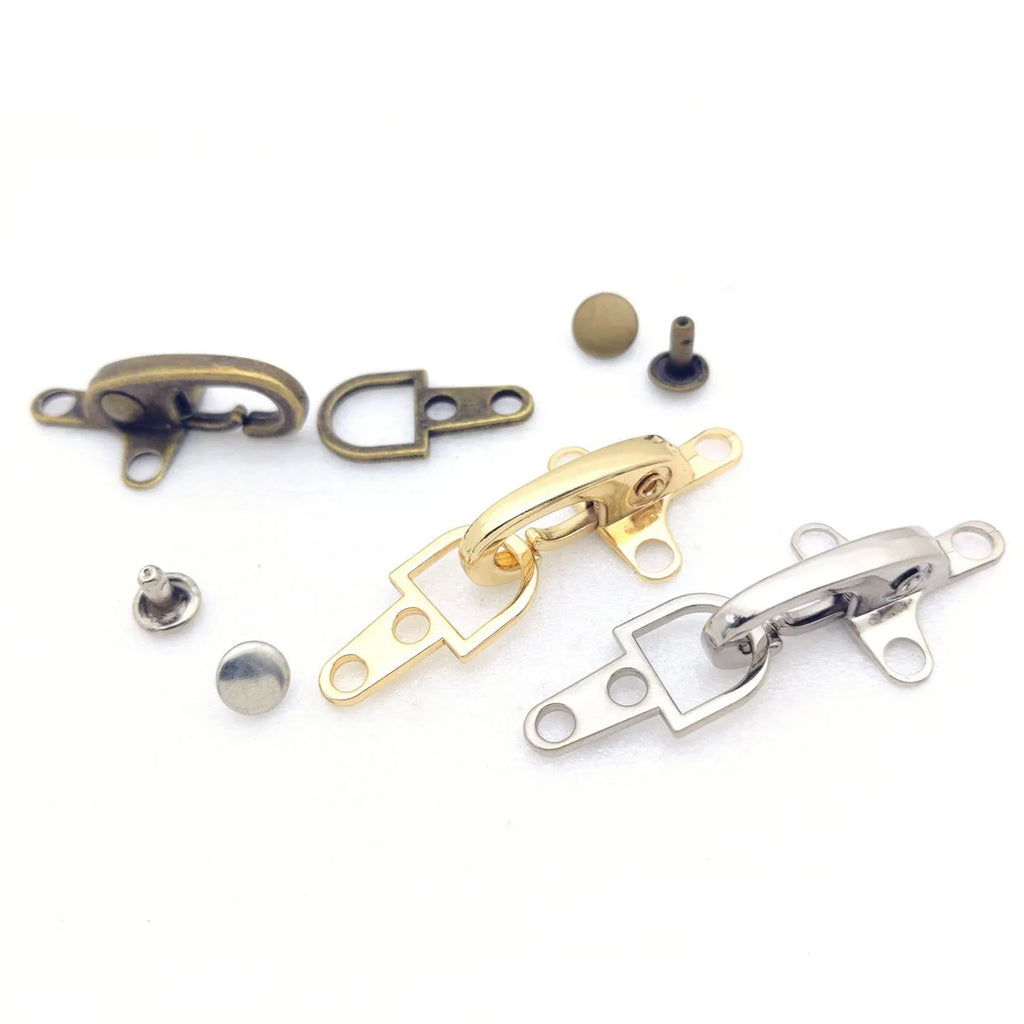 Zinc alloy aircraft buckle in bronze gold gun colour or silver finish for backpack jacket decoration