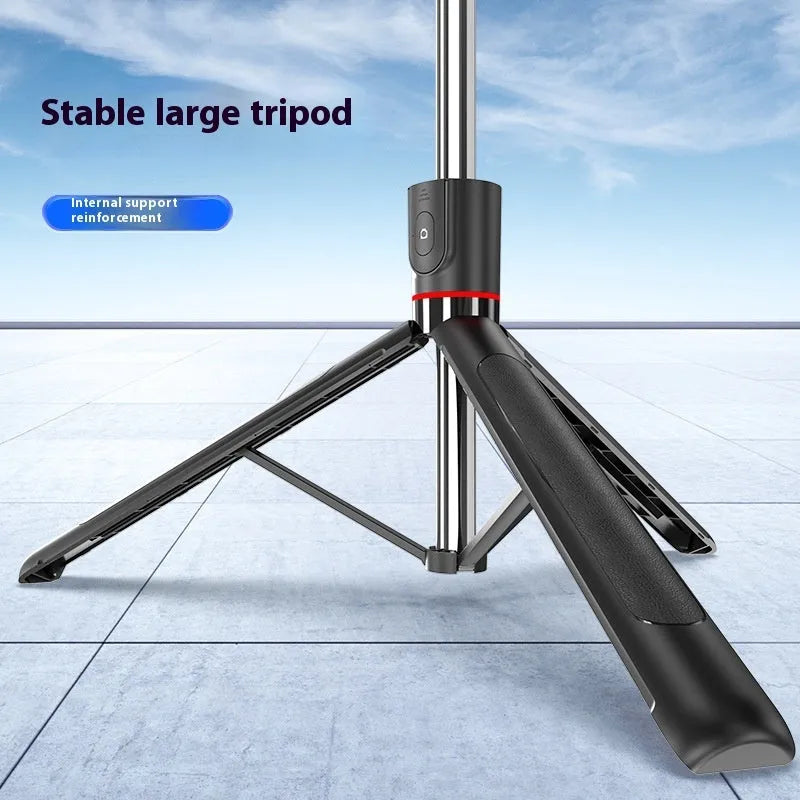 Selfie stick portable tripod Bluetooth telescopic rod ABS stainless steel universal style F15 model
