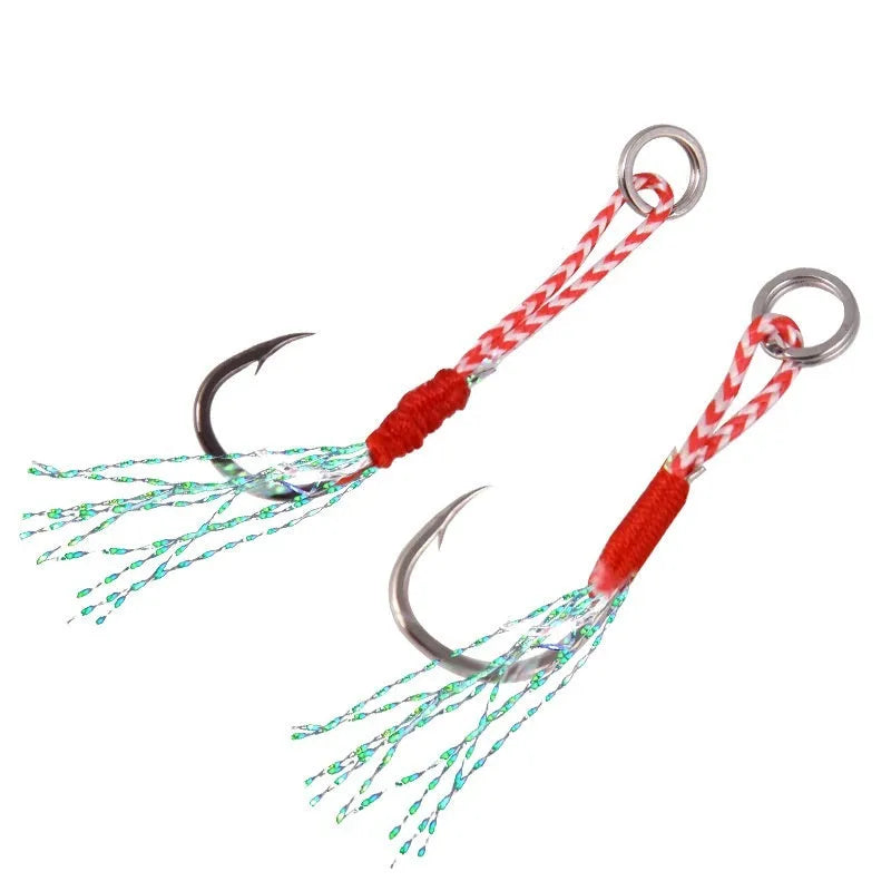 Bright wire iron plate single fishing hook for boat and sea fishing, showing hook point and size variations.