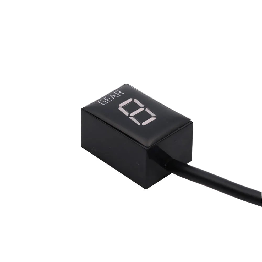 Motorcycle gear indicator digital meter with LCD display for gear position reading