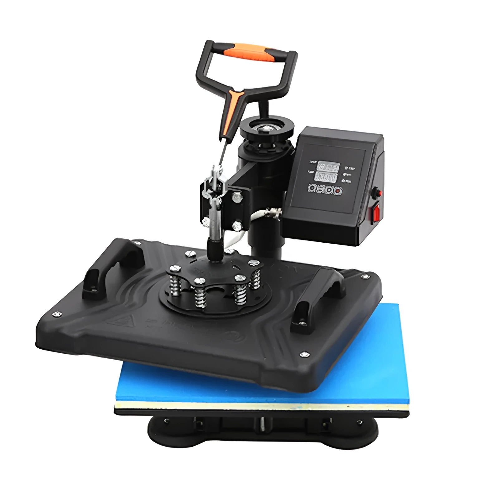 Black heat transfer machine with 70cm slate plate for T-shirt thermal printing