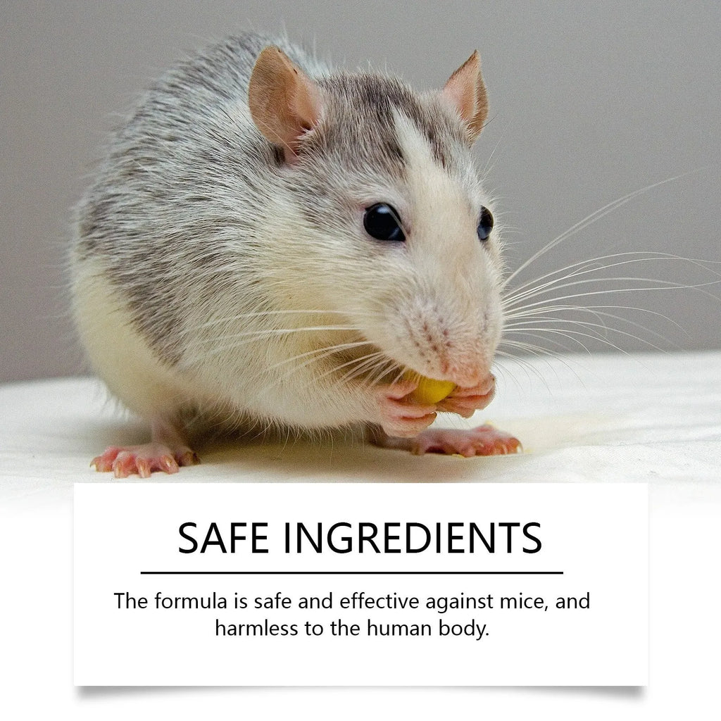 Mint-flavoured rodent repellent spray in 150ml bottle with peppermint and chilli oils