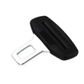 Plastic car seat belt buckle extender straight plate design with seat belt fastener