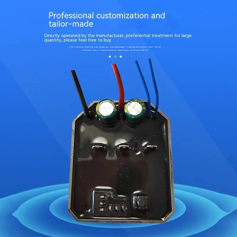 21V brushless lithium-ion angle grinder control panel board 62x52x9.5mm for power tool repair