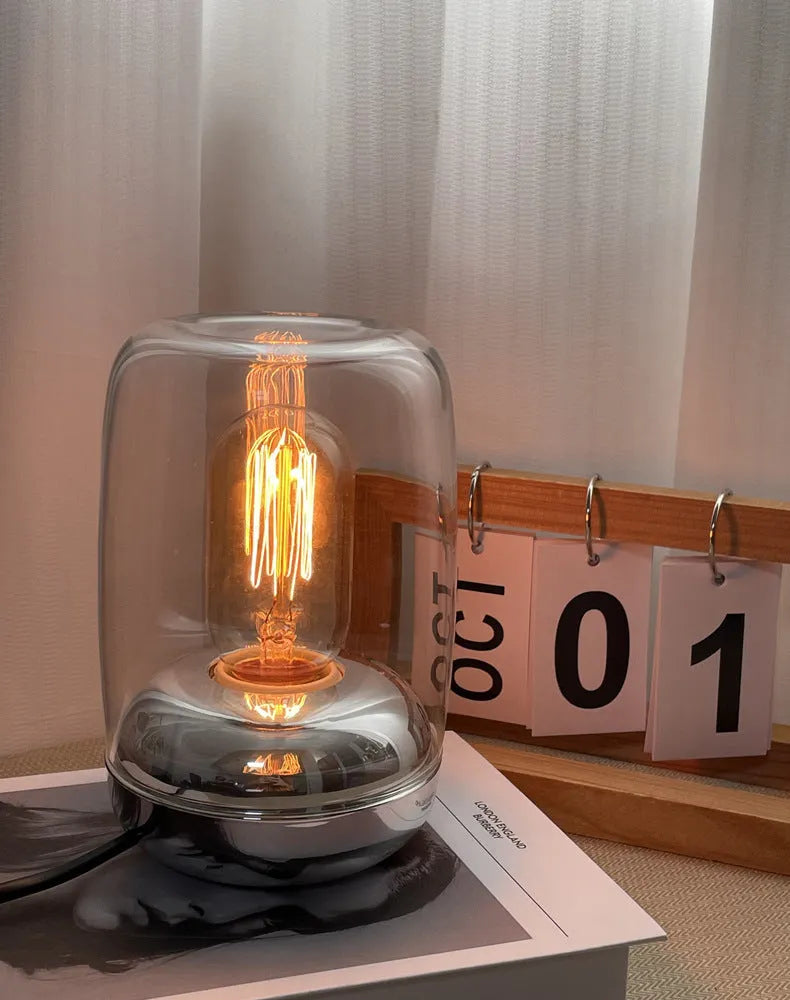 Geometric stereo essential oil lamp with modern design for bedroom aromatherapy