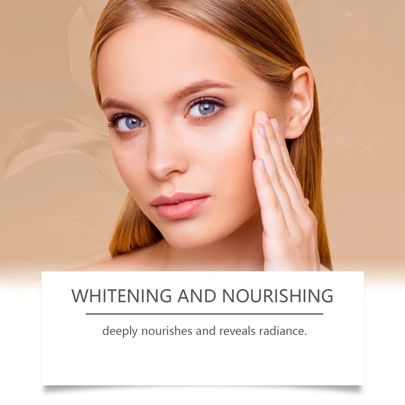 Single-use wrinkle care facial mask with collagen and arbutin, 30g.