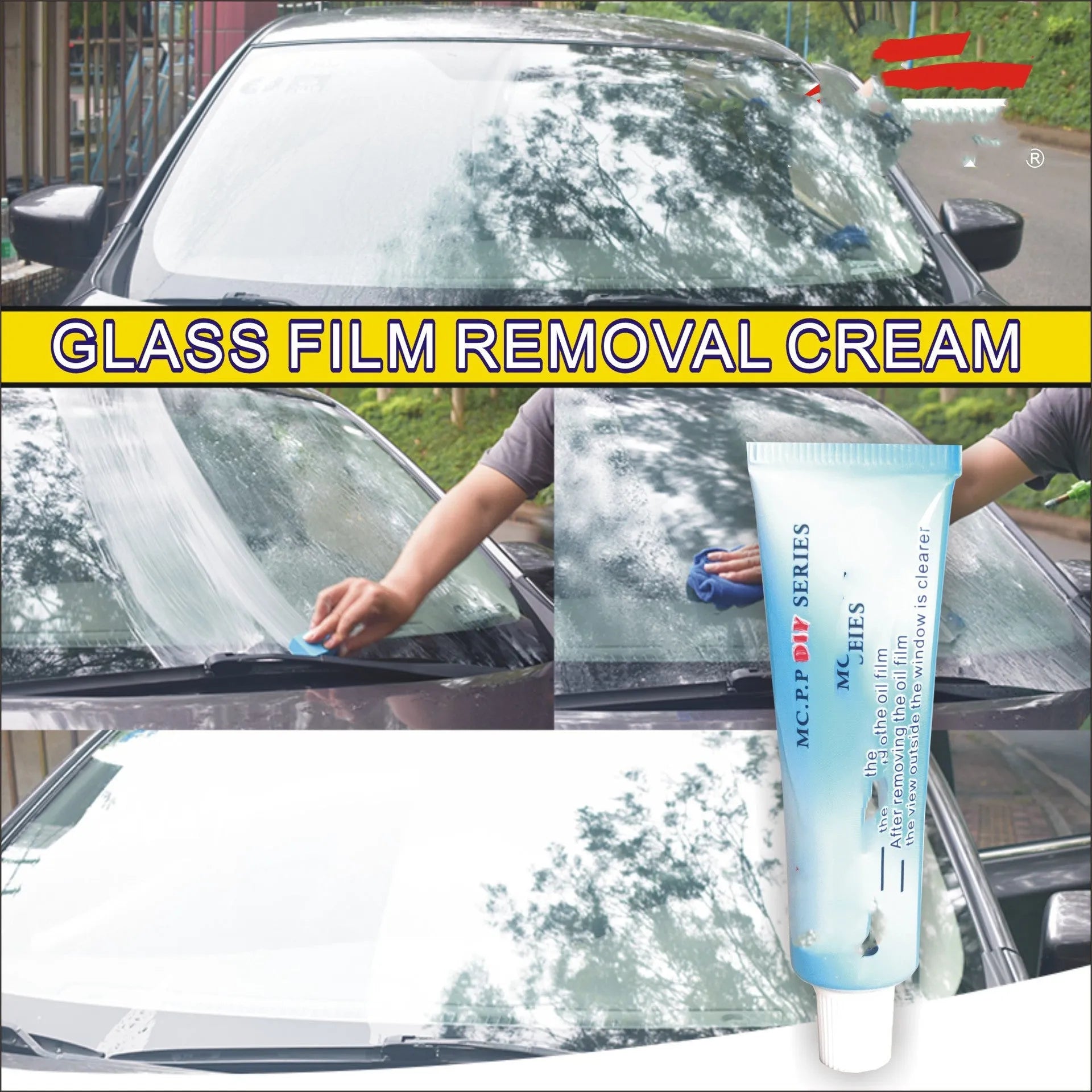 15ml automotive glass water anti fog cleaning spray in white packaging for vehicle windscreens