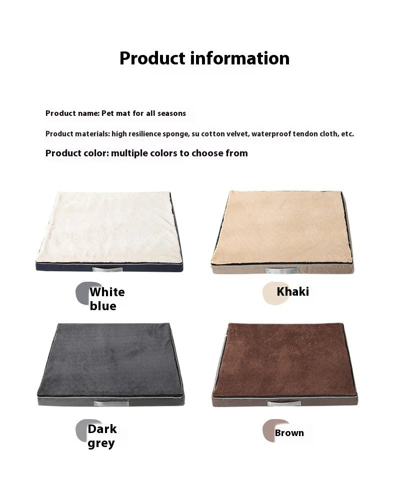 Removable cover memory sponge dog mat in multiple colour and size options
