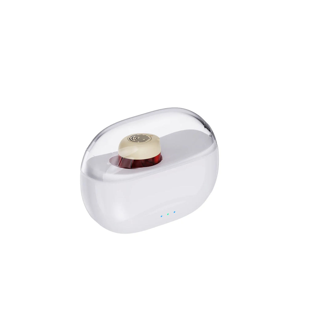 Hearing aid for elderly with intelligent noise reduction, touch control, Type-C charging, black colour option