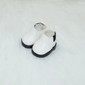 17cm high PU doll replacement shoes for 1/6 scale dolls in various styles and colours.