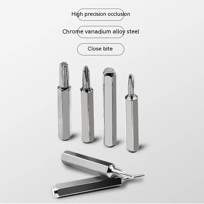 32-in-1 screwdriver bit set with handle for mobile phone and precision instrument repair