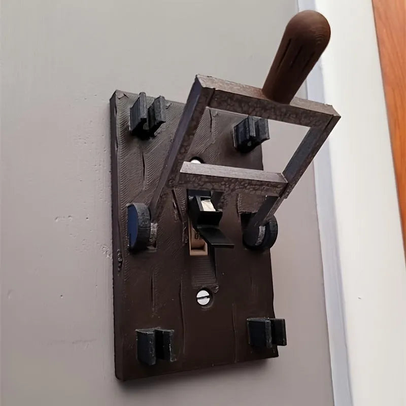DZ1V1 retro mechanical light switch with PLA shell for American standard installation