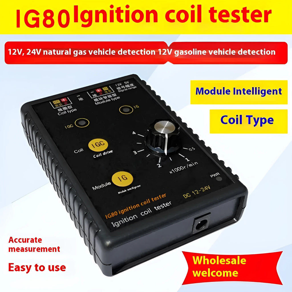 IG80 automobile ignition coil detector for petrol and natural gas engine diagnostics