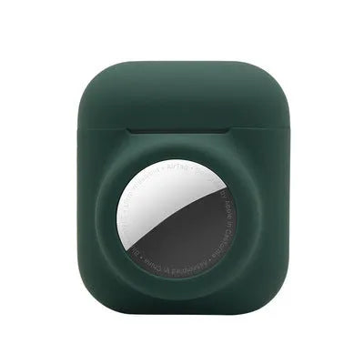 Silicone flip cover case for Apple AirTag in multiple colour options.