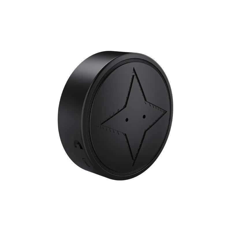 Mini GPS tracker with strong magnetic mount, 40mm diameter, for car and motorcycle real-time tracking